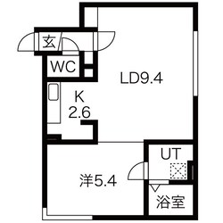 コラージュ琴似の物件間取画像